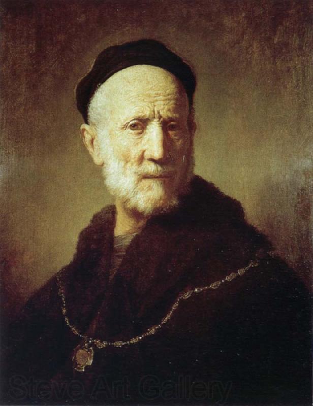 REMBRANDT Harmenszoon van Rijn Portrait of Rembrandt-s Father Spain oil painting art